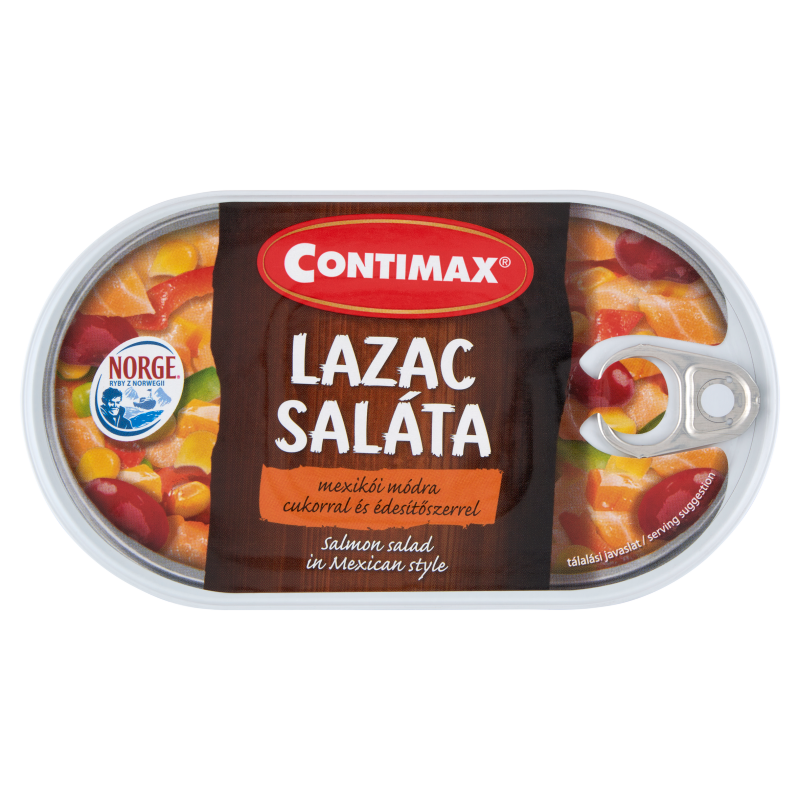 Contimax lazac saláta mexikói módra cukorral és édesítőszerrel 170 g
