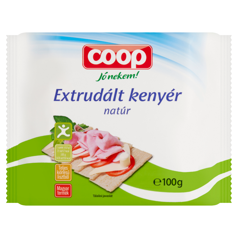 Coop natúr extrudált kenyér 100 g