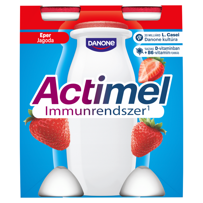 Danone Actimel eperízű zsírszegény joghurtalapú ital B6- és D-vitaminnal 4 x 100 g (400 g)