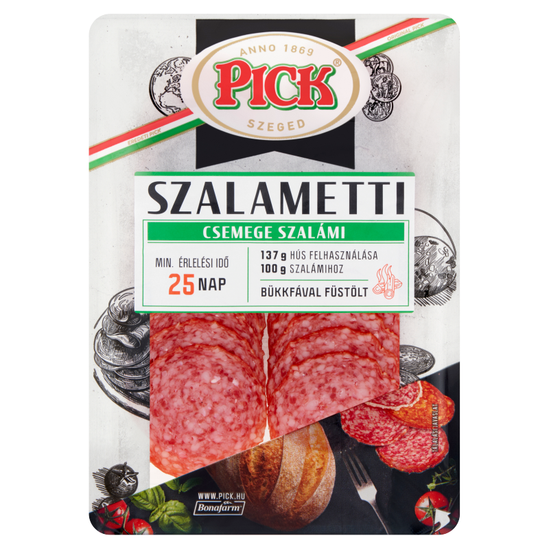 PICK Szalametti szeletelt csemege szalámi 70 g