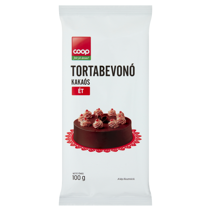Coop kakaós ét tortabevonó 100 g