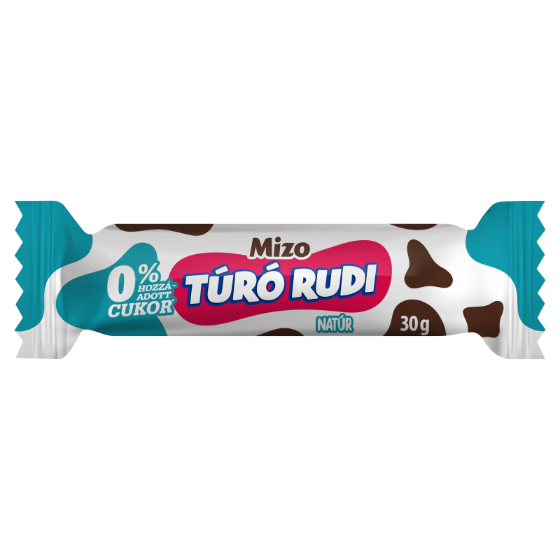 Mizo Túró Rudi natúr túródesszert kakaós bevonattal, édesítőszerekkel 30 g