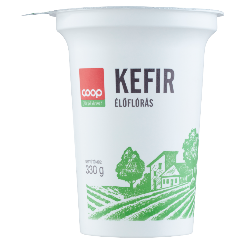 Coop élőflórás kefir 330 g