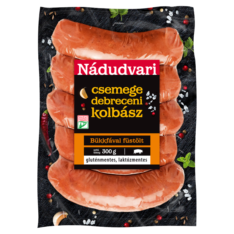 Nádudvari csemege sertés debreceni kolbász 300 g