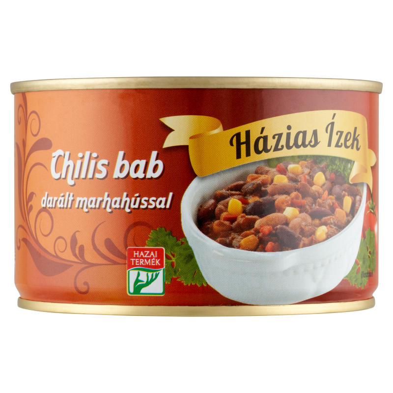 Házias Ízek chilis bab darált marhahússal 400 g