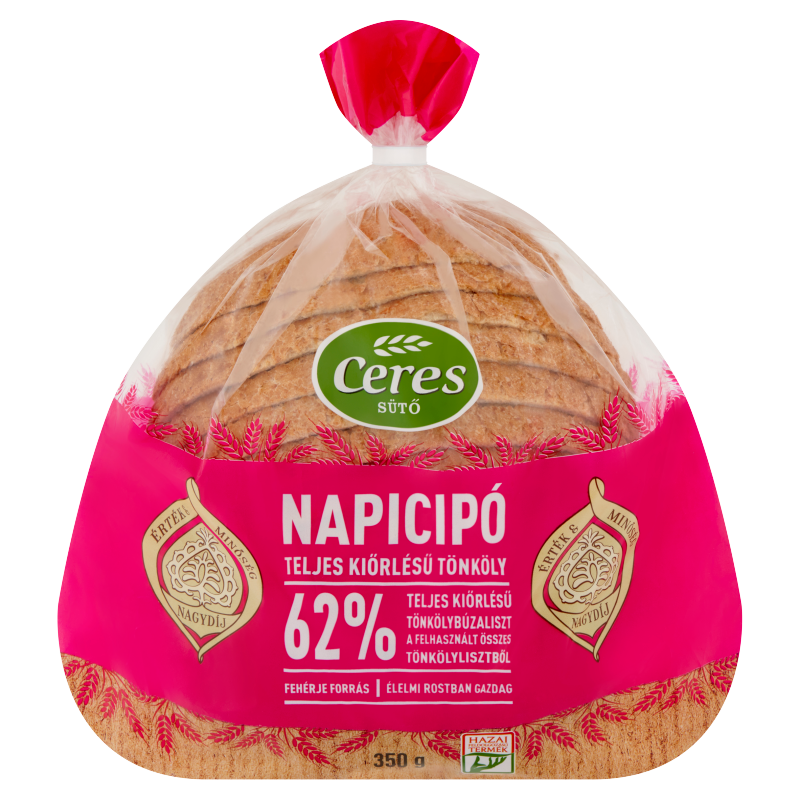 Ceres Napicipó teljes kiőrlésű tönkölykenyér 350 g