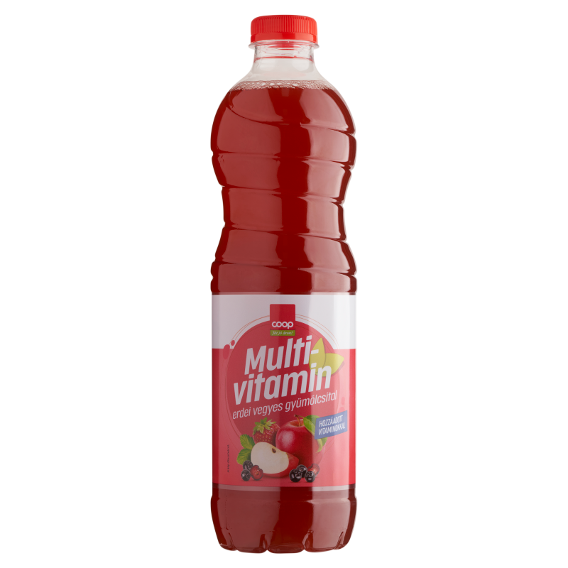 Coop multivitamin erdei vegyes gyümölcsital 1,5 l