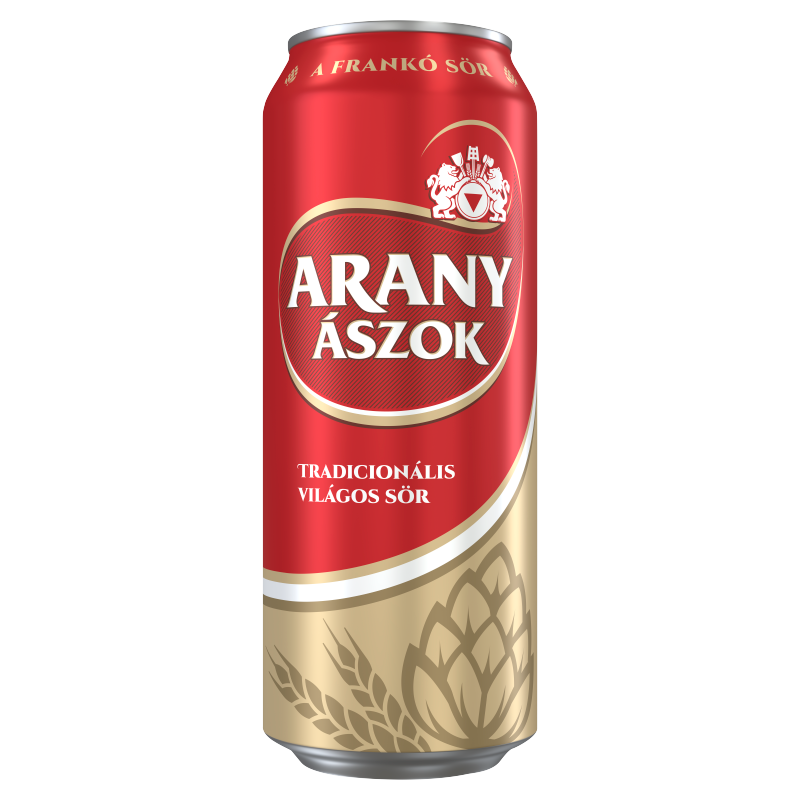 Arany Ászok tradicionális világos sör 4,3% 0,5 l