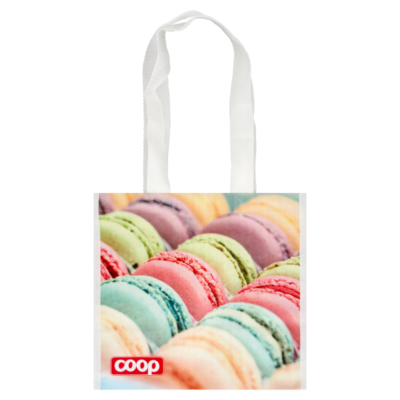 Coop makaronos ökotáska 25 cm x 27 cm x 16 cm