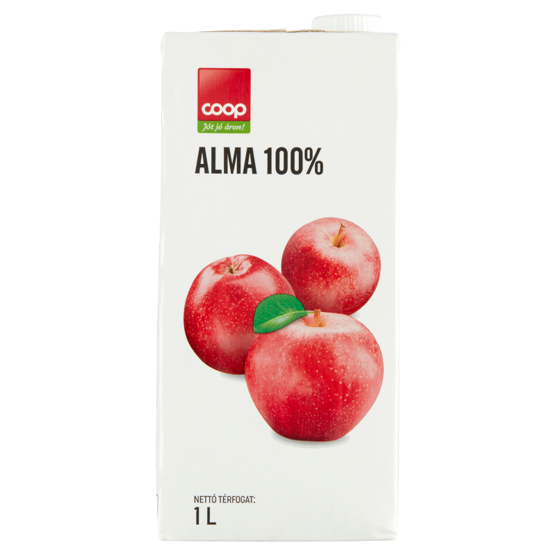 Coop szűrt almalé 100% 1 l