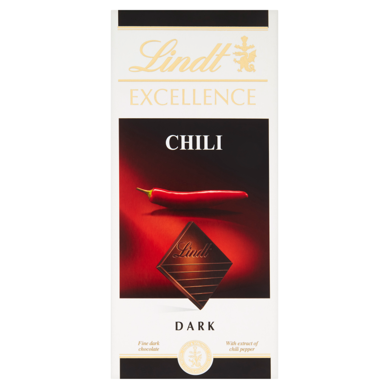 Lindt Excellence Chili étcsokoládé chilipaprika-kivonattal 100 g