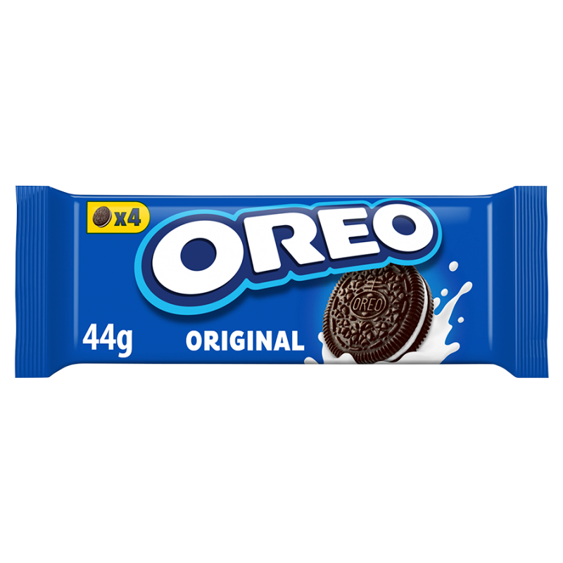 Oreo Original vaníliaízű töltelékkel töltött kakaós keksz 44 g