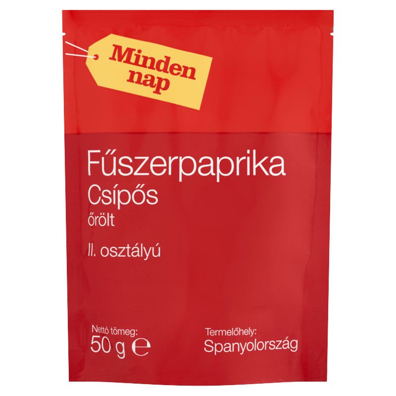 Minden nap csípős II. osztályú őrölt fűszerpaprika 50 g