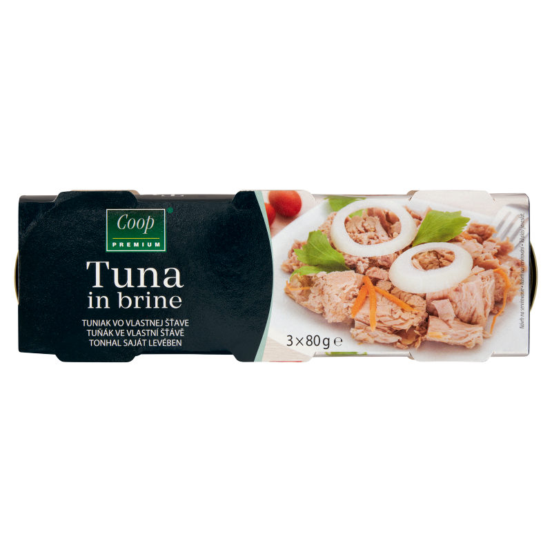 Coop Premium tonhal saját levében 3 x 80 g (240 g)