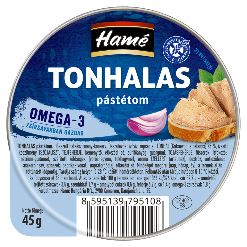 Hamé tonhalas pástétom 45 g