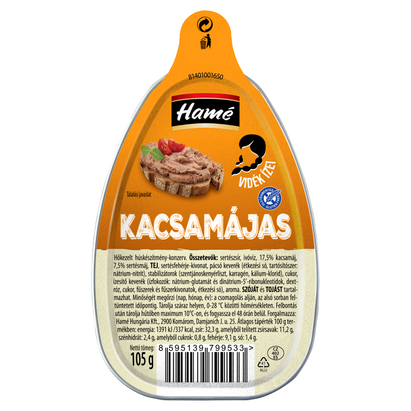 Hamé kacsamájas 105 g