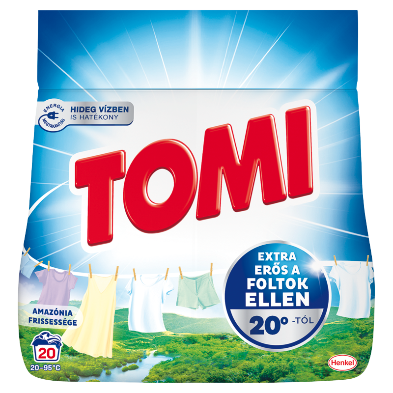 Tomi Amazónia Frissessége mosópor 20 mosás 1,1 kg